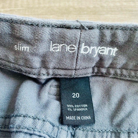 Lane Bryant Gray Slim Jeans Size 20 - Picture 4 of 9